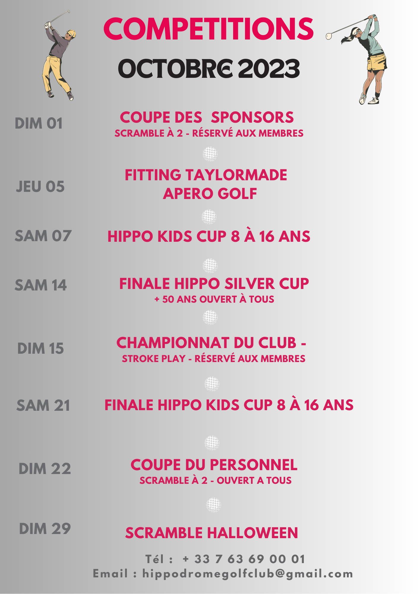 Agenda octobre